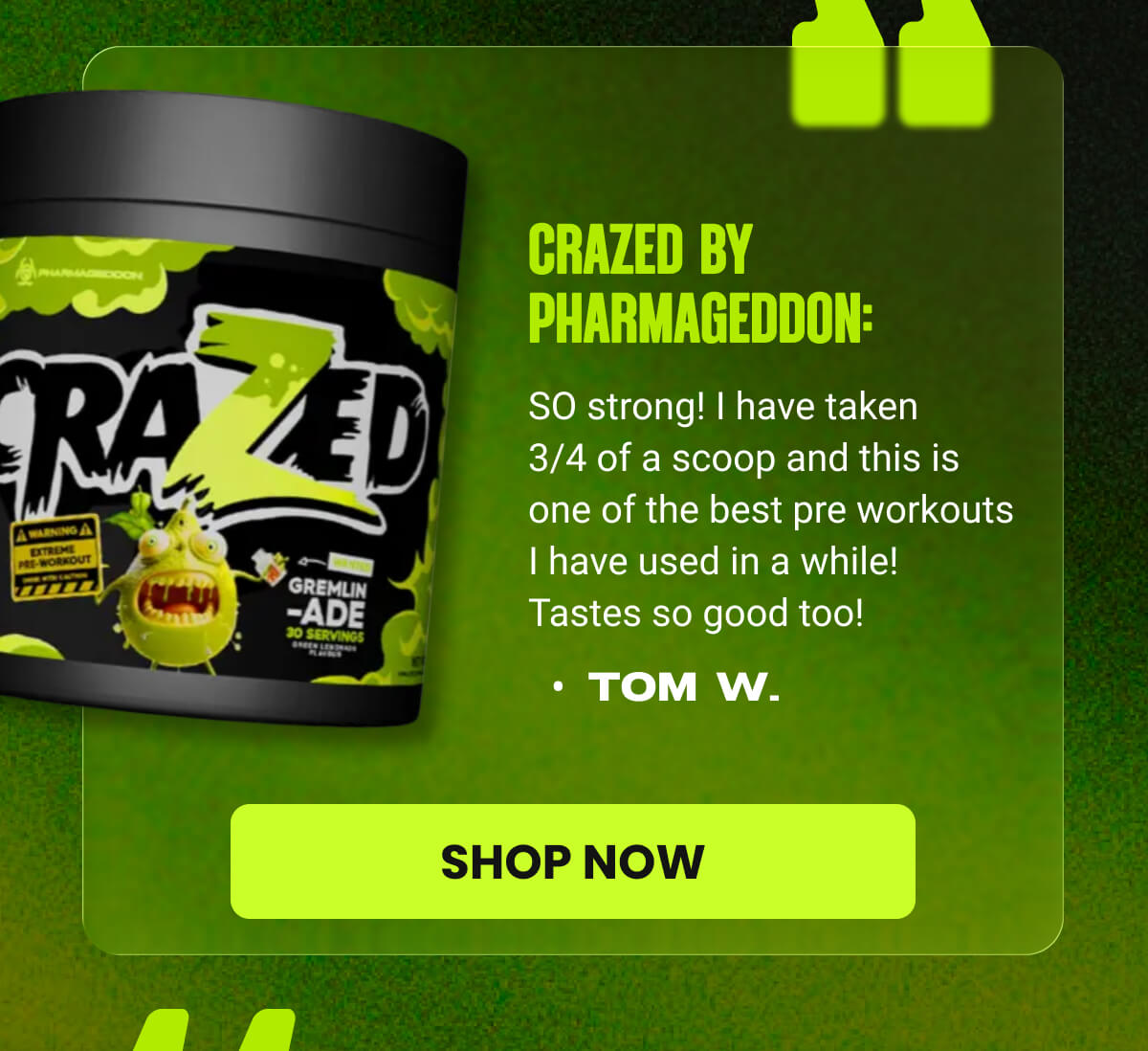 Crazed by Pharmageddon: