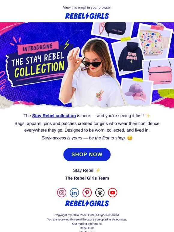EARLY ACCESS: The Stay Rebel Collection is here ⚡