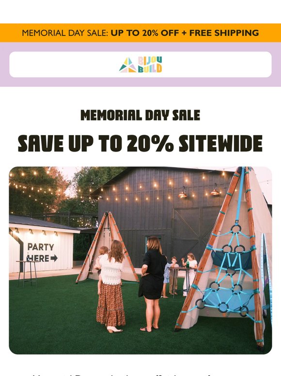 Our biggest Memorial Day event is live 🇺🇸