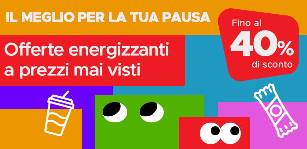 Offerte energizzanti con Sconti fino al 40%