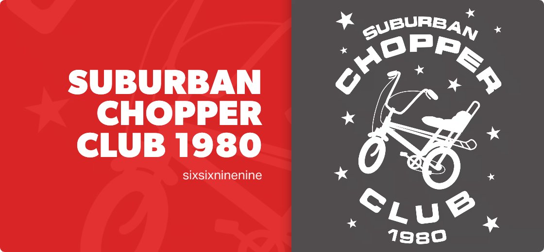 suburban chopper club 1980 — Detail
