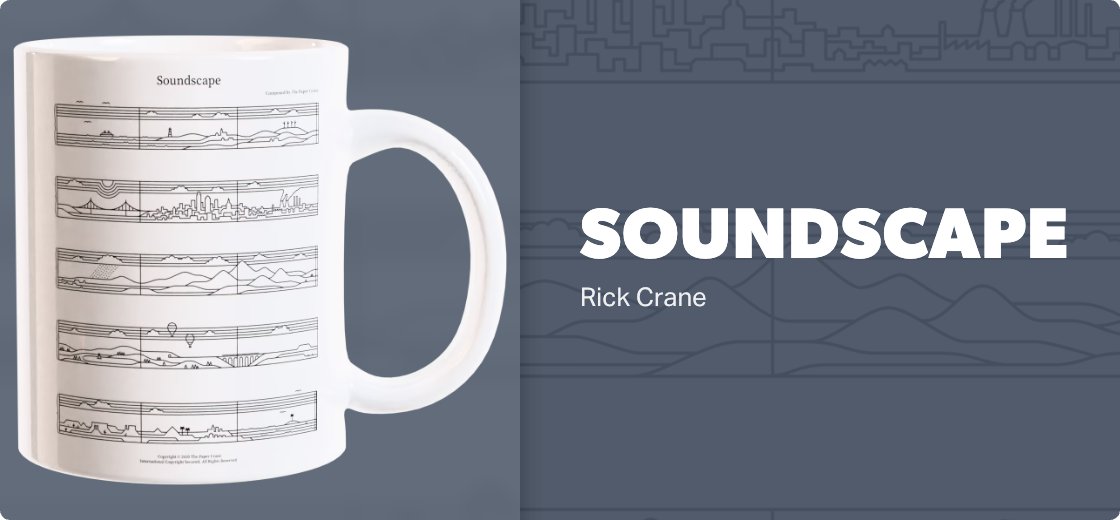Soundscape — mug11white / Mug / white ceramic