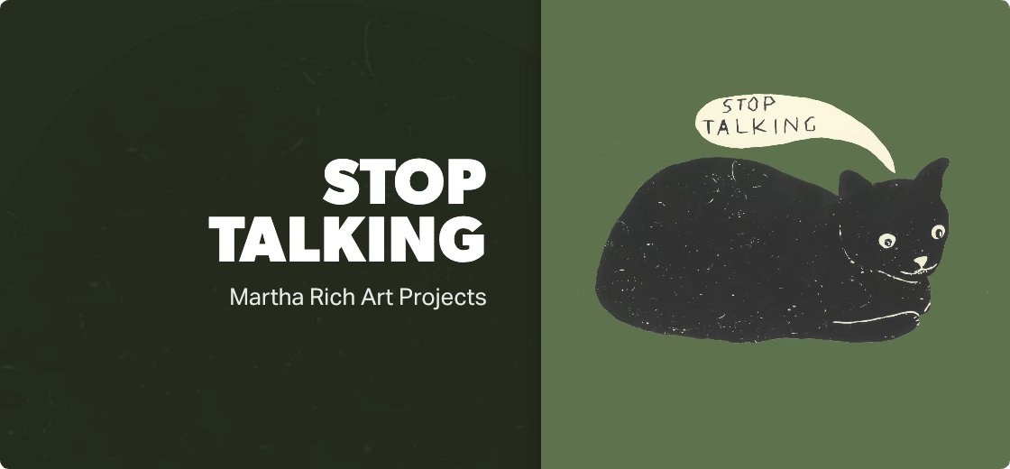 Stop Talking — Detail