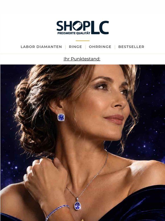 Liebe Kundin, 💎 Nur für Sie: Tansanit — 1.000x seltener als Diamanten