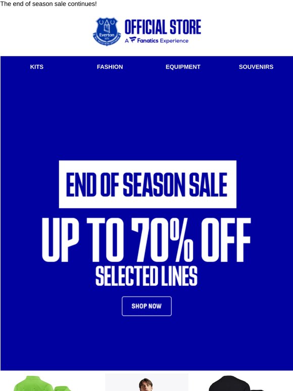 Don't miss out. Up to 70% off inside.