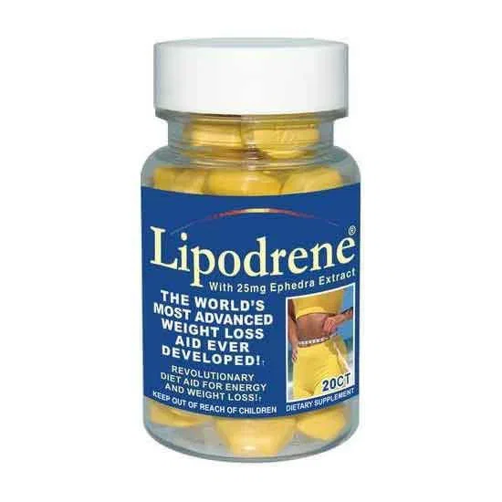 Image of Hi-Tech Pharmaceuticals Lipodrene w/Ephedra 20 Tablets