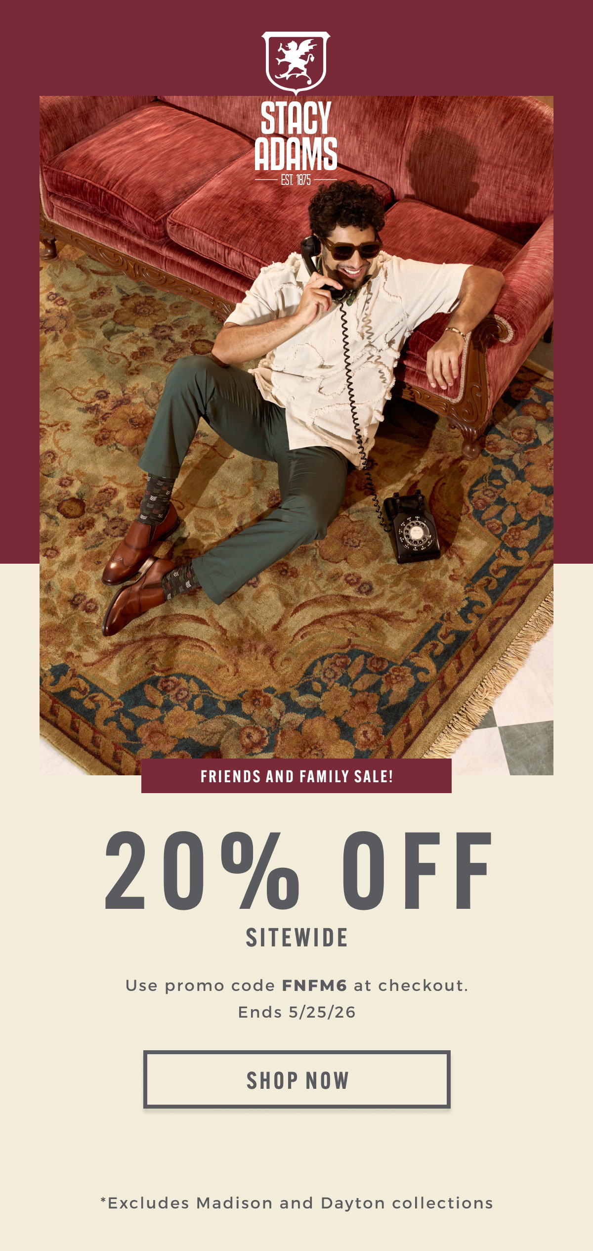 Take 20% off sitewide with promo code FNFM6. Display images to learn more.
