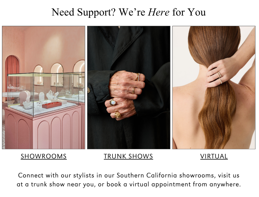 Need support? We're here for you. Book an appointment with our team in showroom, virtually or in a city near you.
