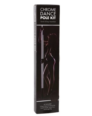 Stationary Chrome Stripper Pole