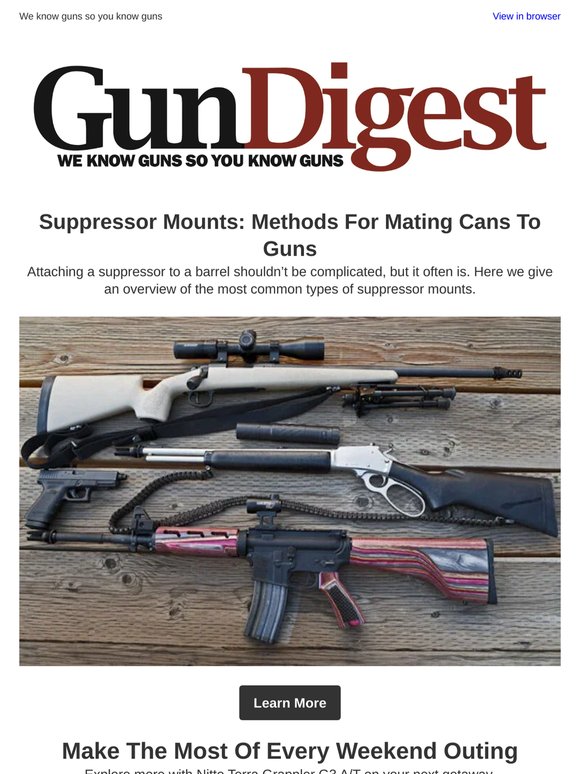 Suppressor Mounts: Methods For Mating Cans To Guns | Smith & Wesson Bodyguard 38 2.0 | Optics Ready: Red-Dot Sights For Modern Handguns