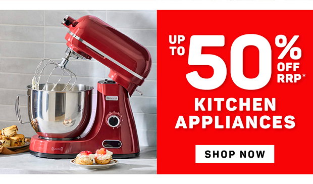 Up to 50% off RRP* Kitchen Appliances