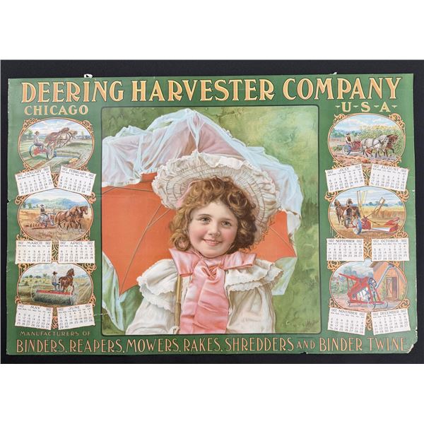 1902 Deering Harvester Company Calendar