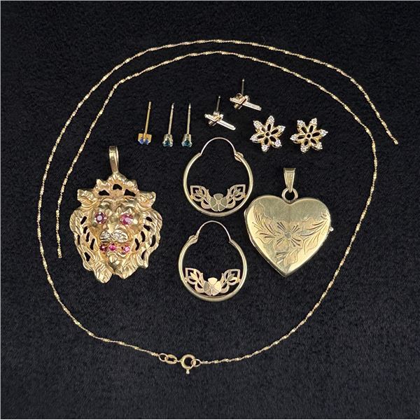Collection of 14K Gold Jewelry