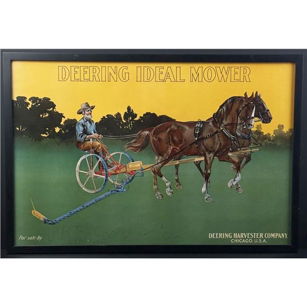 Virginia City Montana Deering Harvester Lithograph