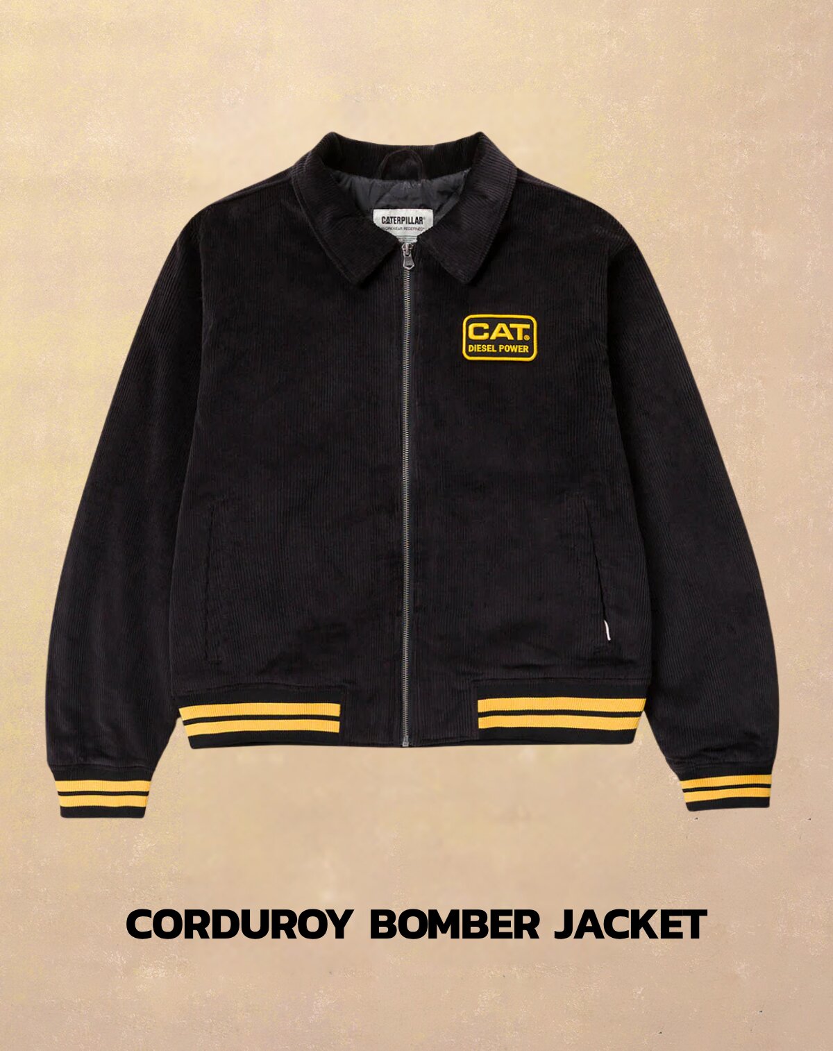 CORDUROY BOMBER JACKET CAT® WWR DESIGNED BY AVERY RANCH