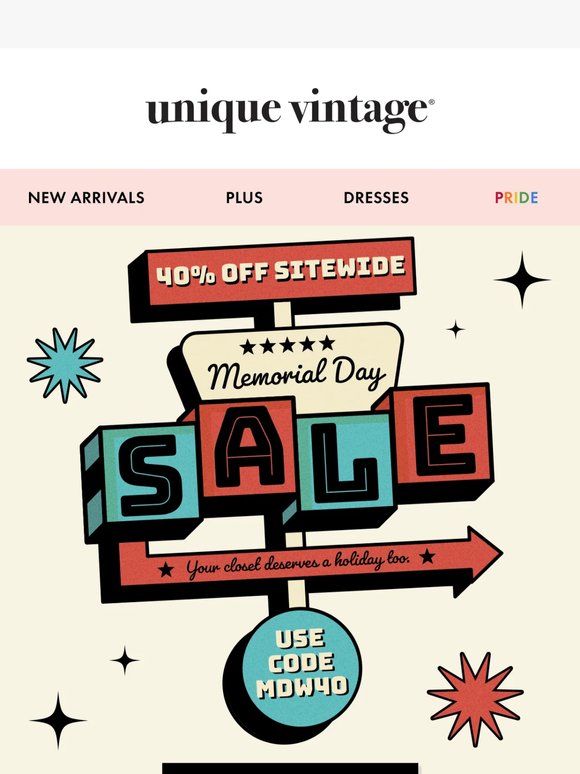 40% off Your Uniqueness
