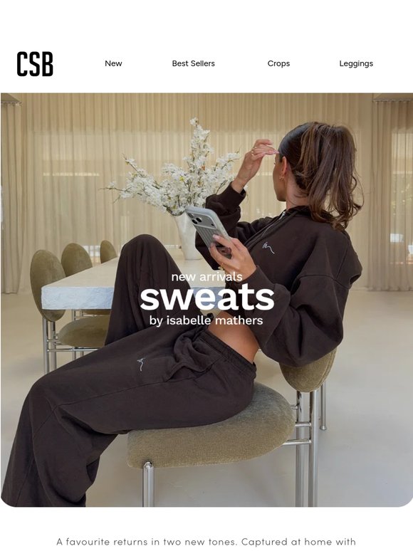 NEW: Sweats by Isabelle Mathers
