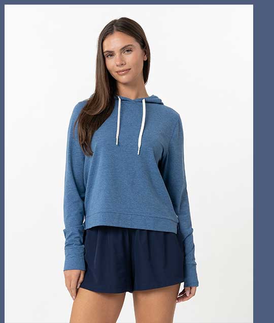 Coastal Blue | Tempo Performance Hoodie