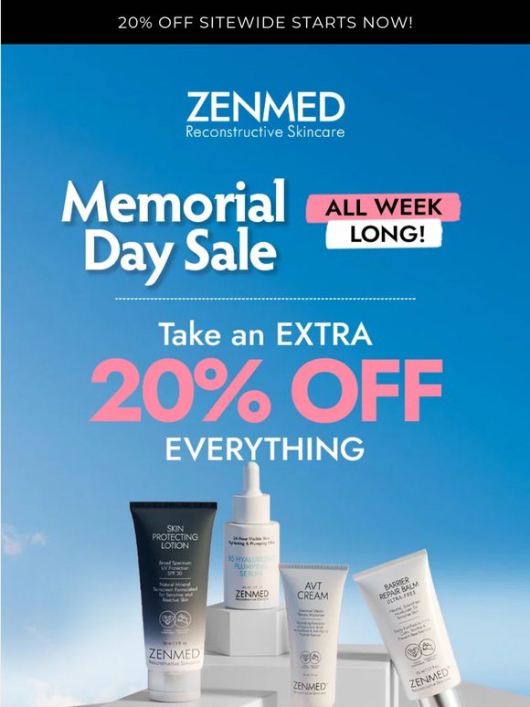 20% OFF Sitewide Starts NOW!🥳