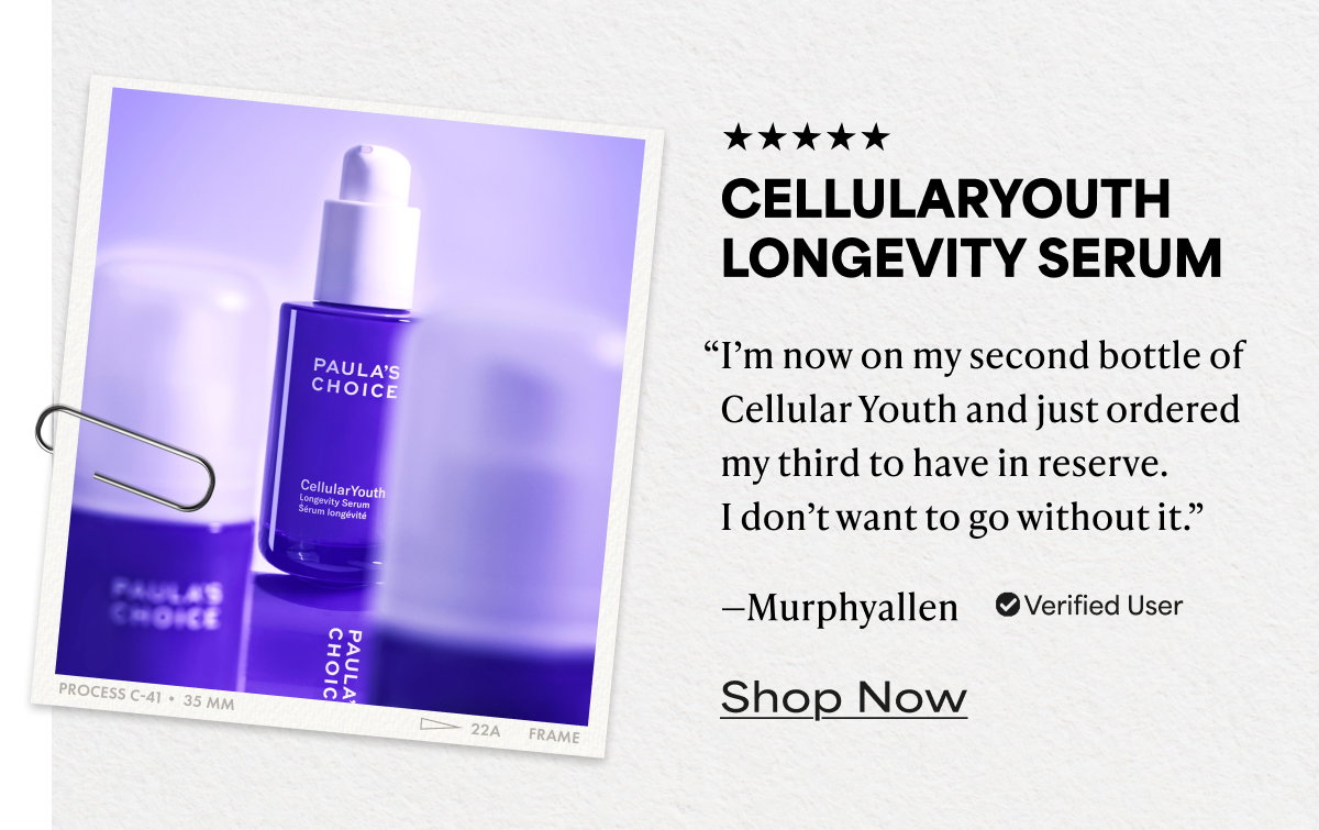 CellularYouth Longevity Serum