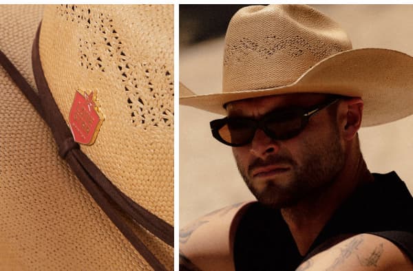 LONE STAR STRAW COWBOY HAT
