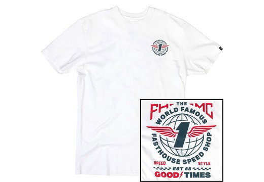 Fasthouse Renown T-Shirt - White  Medium