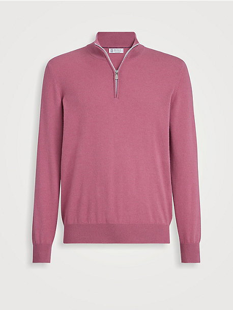 Cashmere Sweater With Zip
