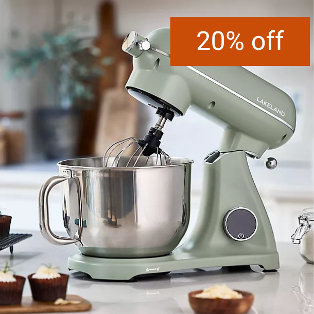 Lakeland Deluxe 6.5L Stand Mixer Sage 
