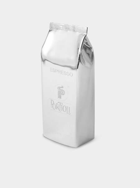 1970s Vavassori Sterling Silver Coffee Bag Sculpture