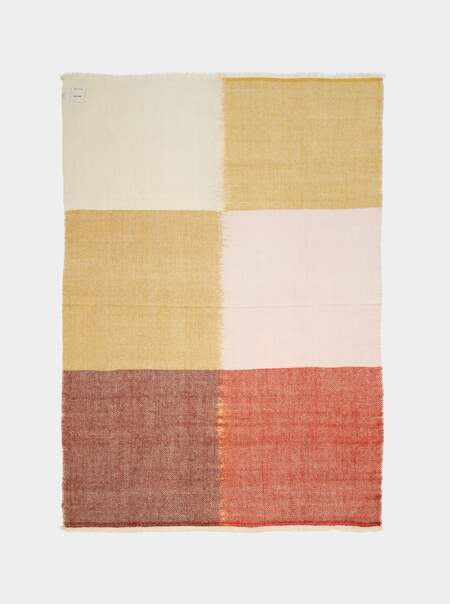 Ikat Cashmere Throw (67in/1.7m)
