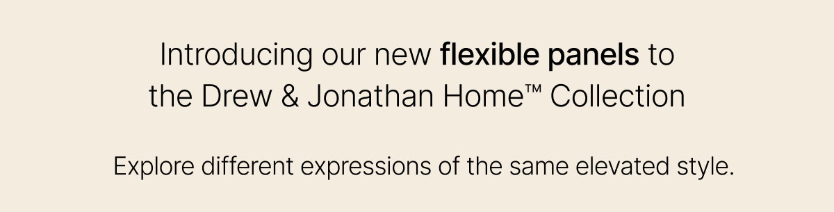 Flexible panels