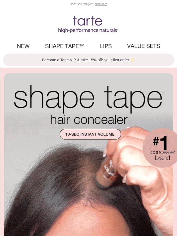 NEW shape tape hair concealer