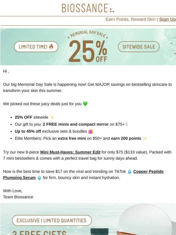 25% off ALL 🌴 FREE 3-pc 🎁