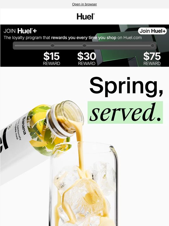 Spring, served.