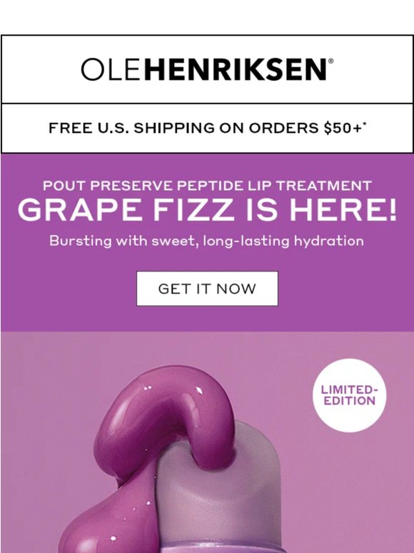 Grape Fizz Pout is finally here