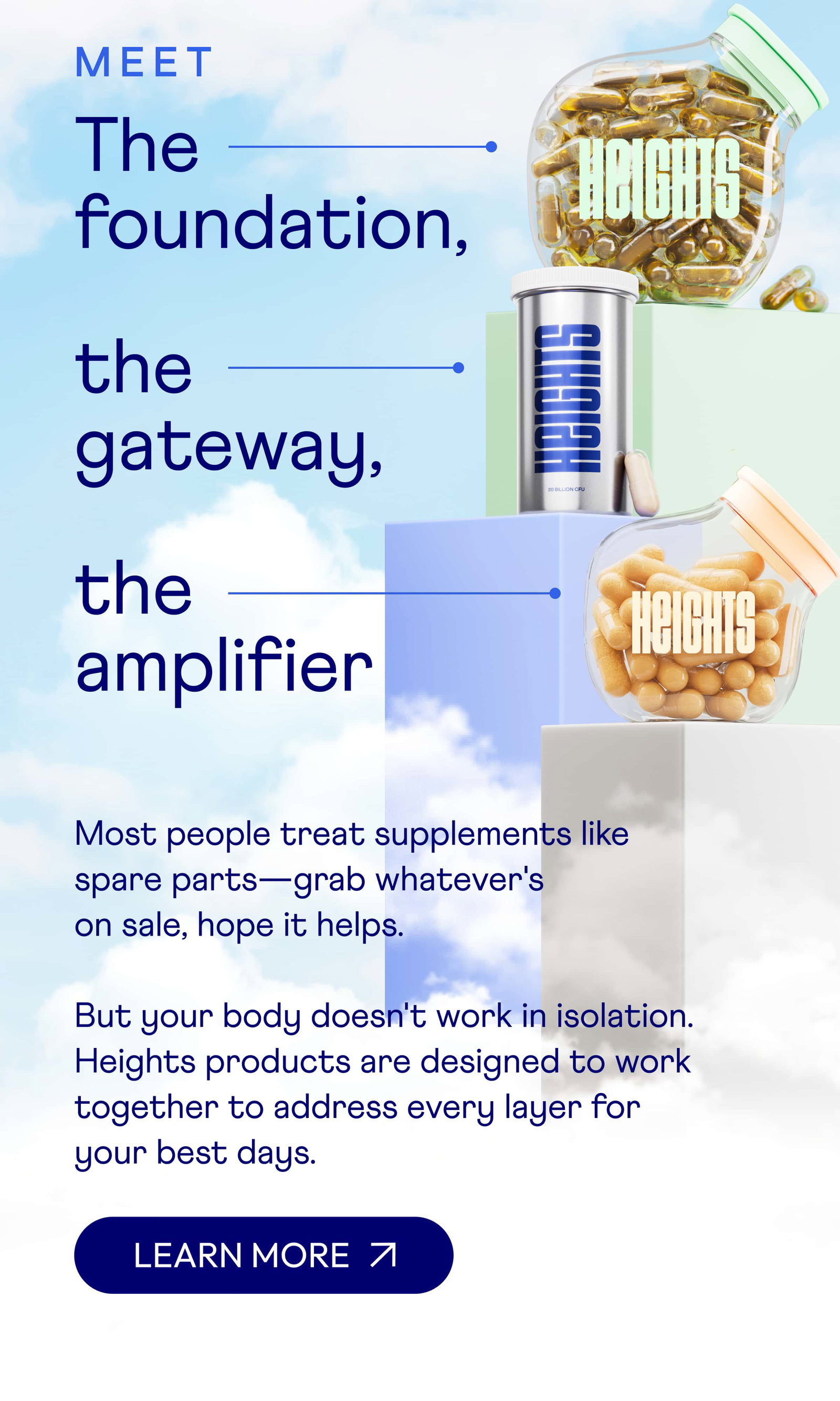 Meet the foundation, the gateway, the amplifier