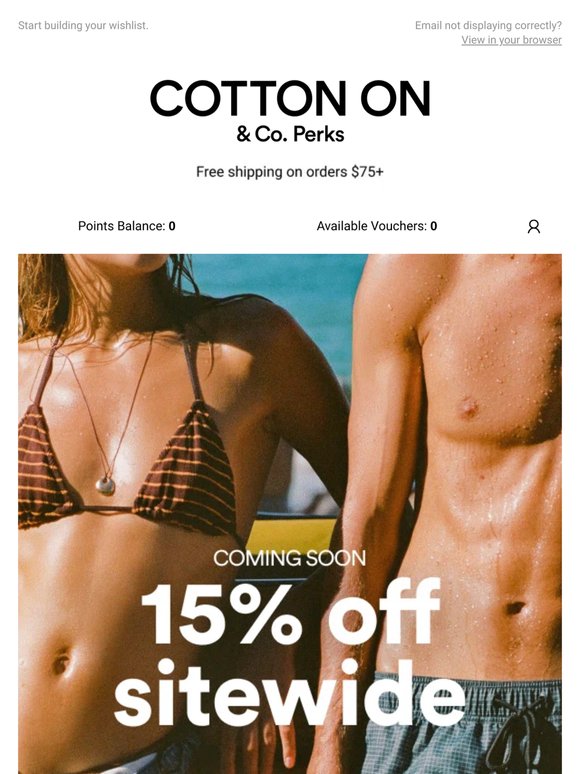 Our sitewide sale starts tomorrow (!!)