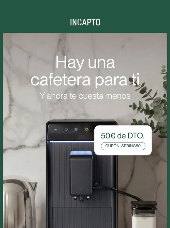 -50€ | Y cambia de cafetera