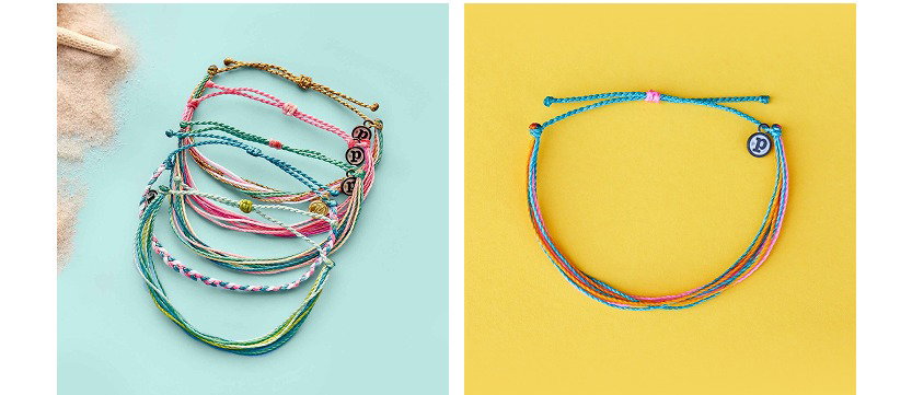 The bracelet that started it all. Our signature string bracelets are made to be stacked your way.