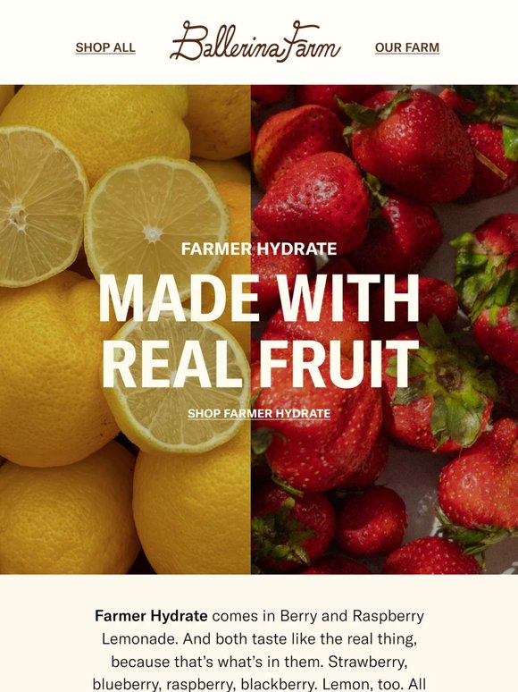 What's Actually Making Farmer Hydrate Taste That Good?