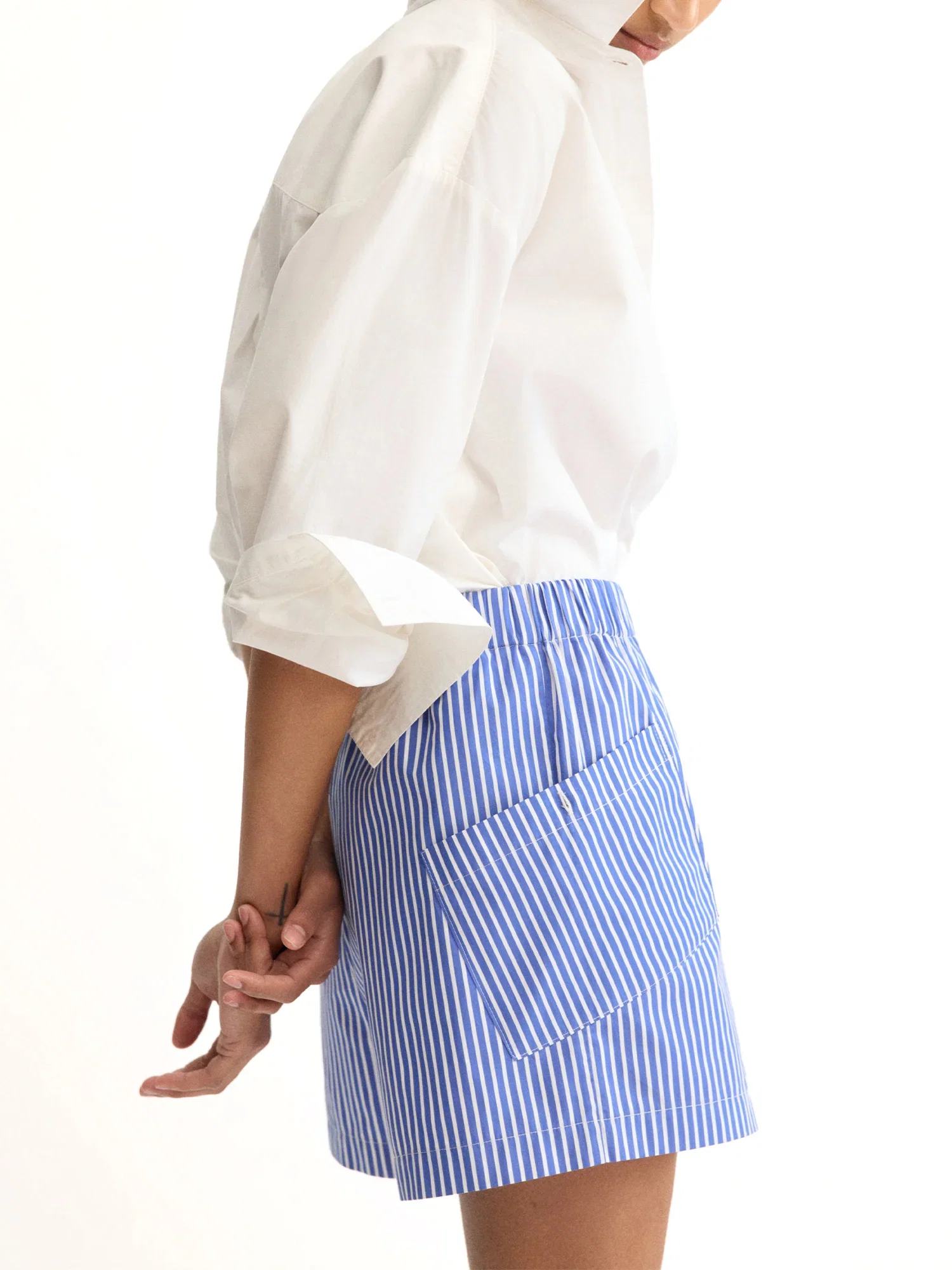 Image of Laight Cotton Poplin Shorts