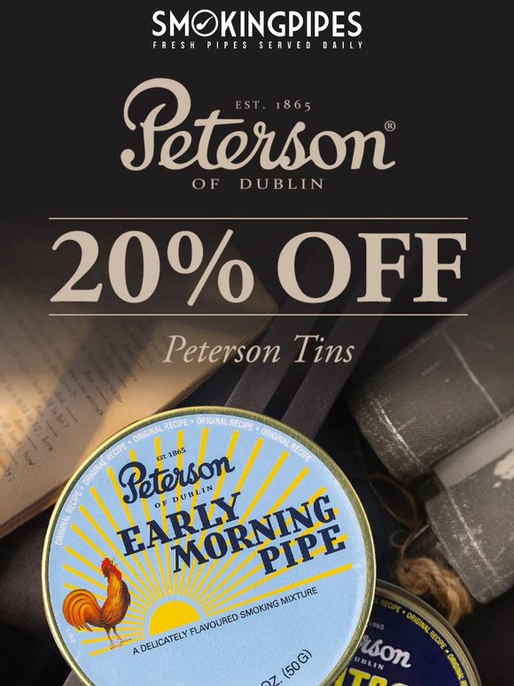 20% Off Peterson Blends