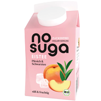 nosuga Bio Eistee Pfirsich & Schwarztee
