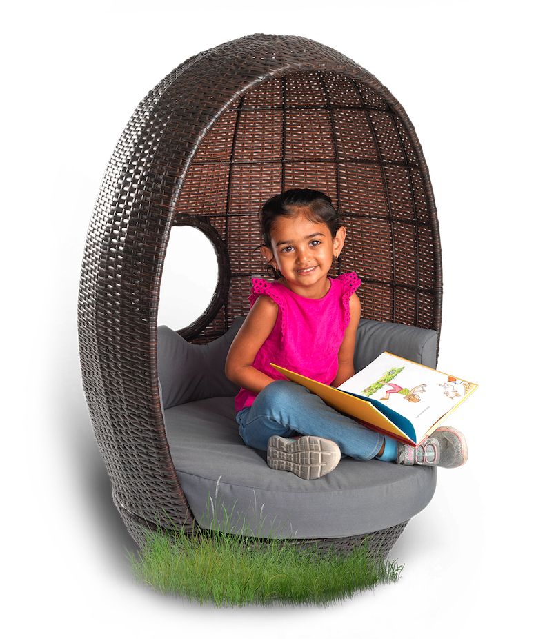 Environments® Indoor/Outdoor Wicker Egg Chair