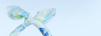 2pc Watercolour Satin Scarves