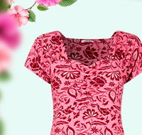 Kara Printed Jersey Dress