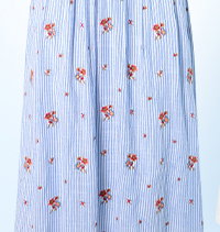 Penny Ditsy Print Stripe Dress