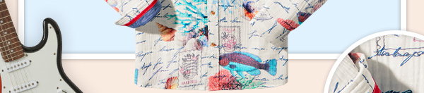 Reef Notes Crinkle Shirt