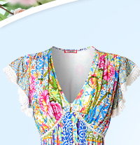 Carnival Days Printed Dress