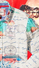 Reef Notes Crinkle Shirt